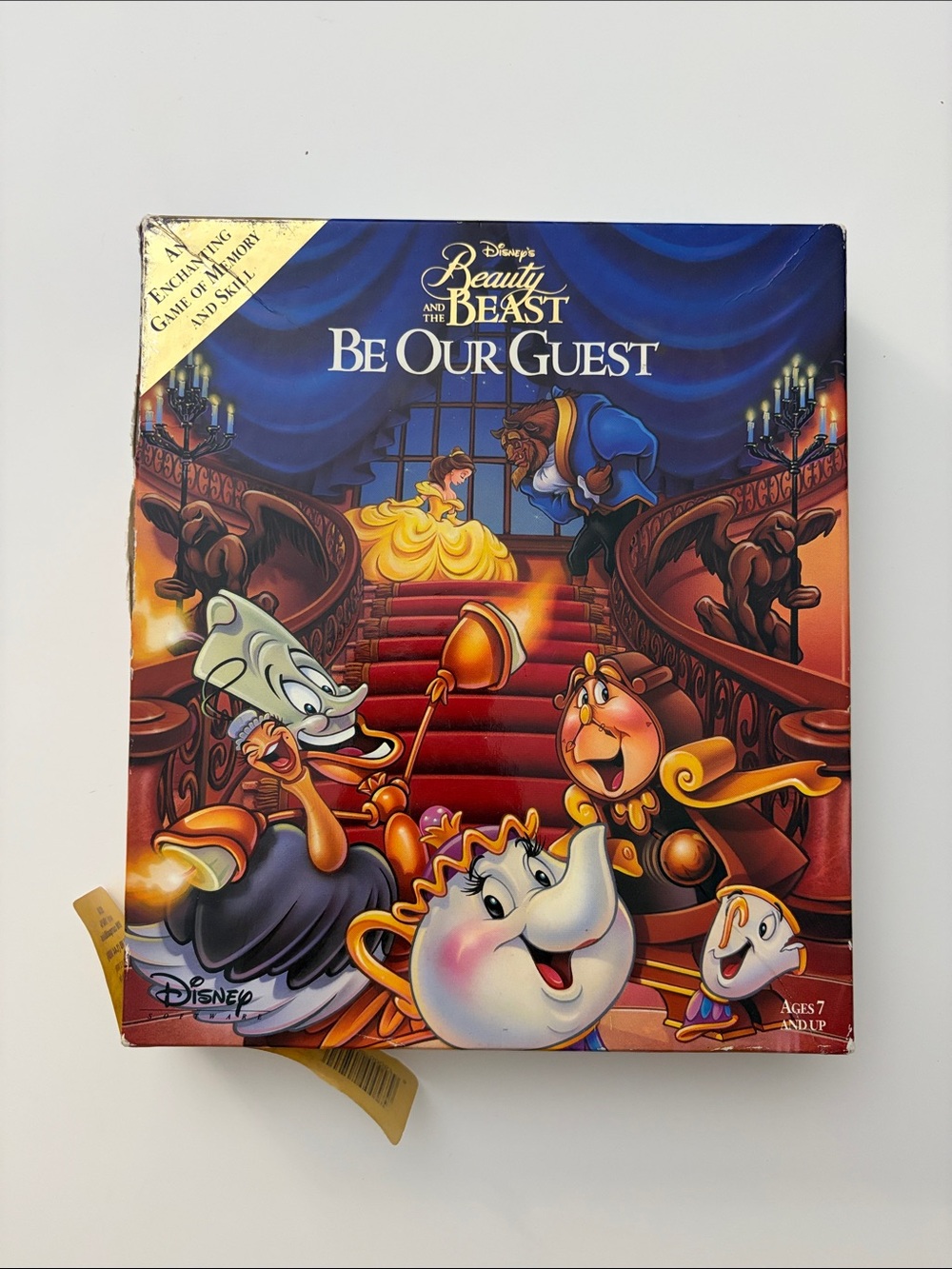 Vtg 1992 Disney Beauty and the Beast 'Be Our Guest' PC Game 3.5” IBM Disks